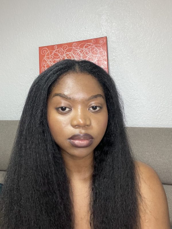 V Part Wig kinky straight 200% 20 pouces – Image 2